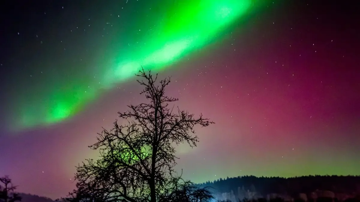 Zeldzame noorderlichtverschijnselen trekken over Baden-Württemberg: KP-waarde 9 bereikt