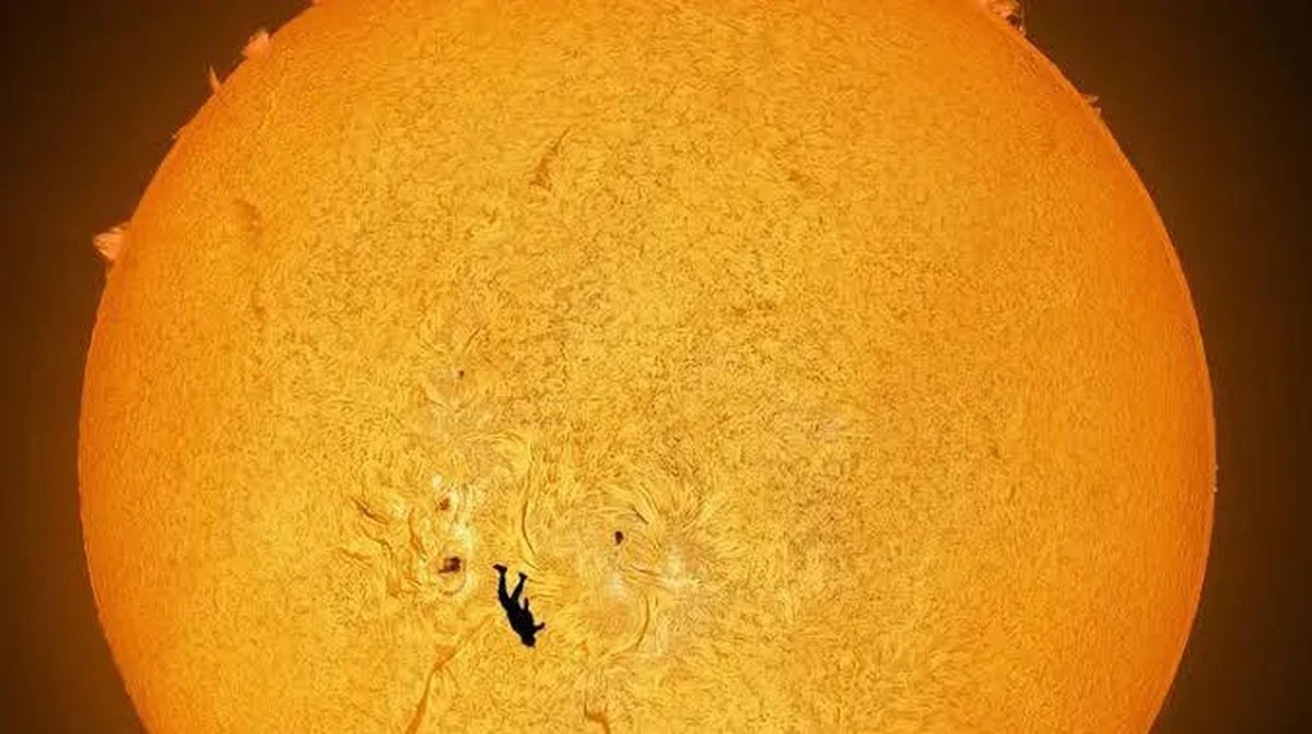 Mijn val langs de zon: de absurde technische truc achter deze Icarus-foto