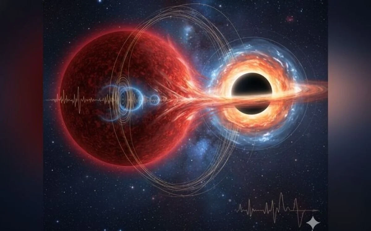 Waarom deze 5 miljard jaar oude ster niet wordt opgeslokt door het zwarte gat ernaast