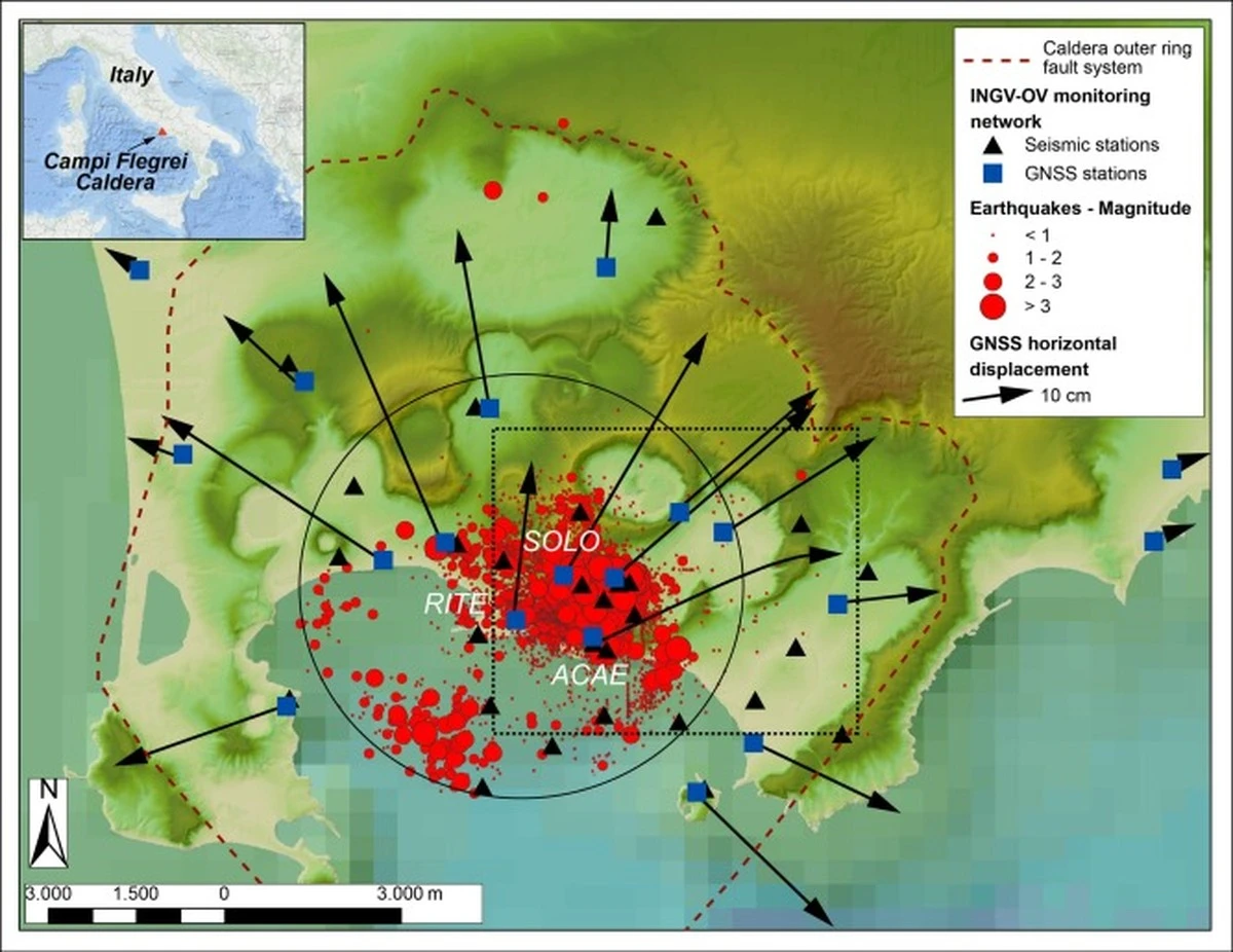 De bodem in Campi Flegrei rijst 15 millimeter per maand: wat dit betekent voor de regio - image 1