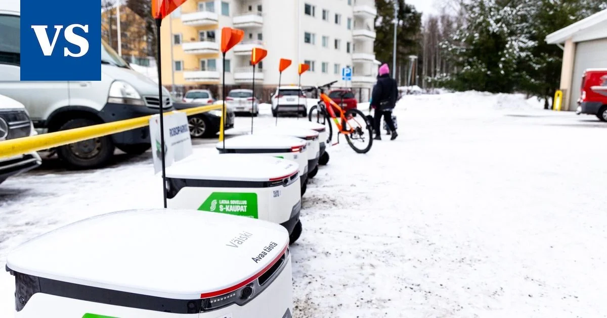 Waarom die kleine bezorgrobotten in Valkeakoski plotseling populairder zijn dan je denkt