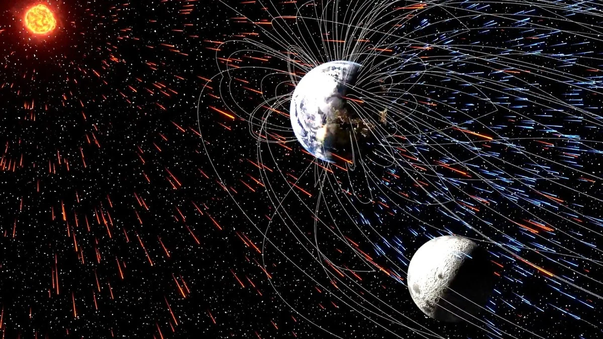 Het verborgen geschenk van de aarde: hoe ons magnetisch veld de maan "zaaide" met levensondersteunende elementen