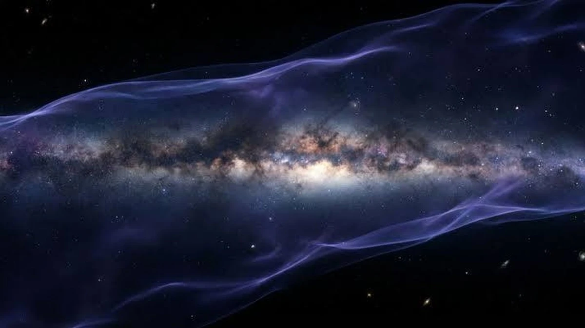 Wetenschappers: De Melkweg zweeft in een 30 miljoen lichtjaar grote schijf van donkere materie