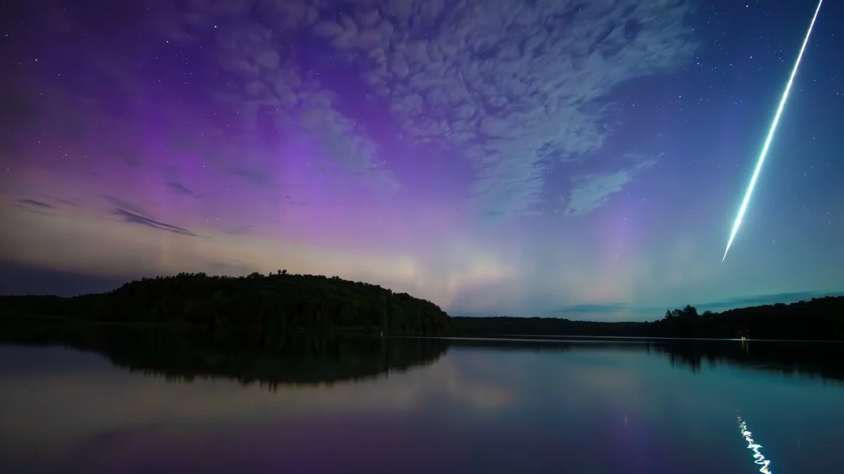 De zeldzame groene lichtflits die de wolkenzee boven Zuid-Taiwan verlichtte - image 1