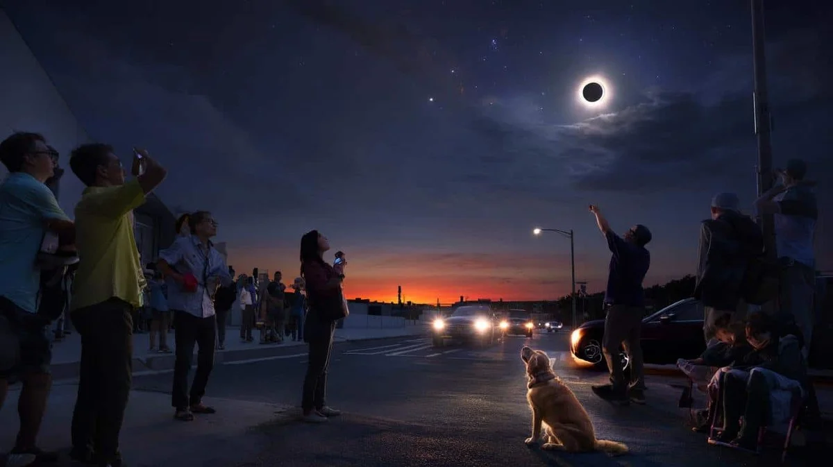 Waarom de zes minuten middagduisternis de wereldwijde zonsverduistering van de eeuw anders maakt