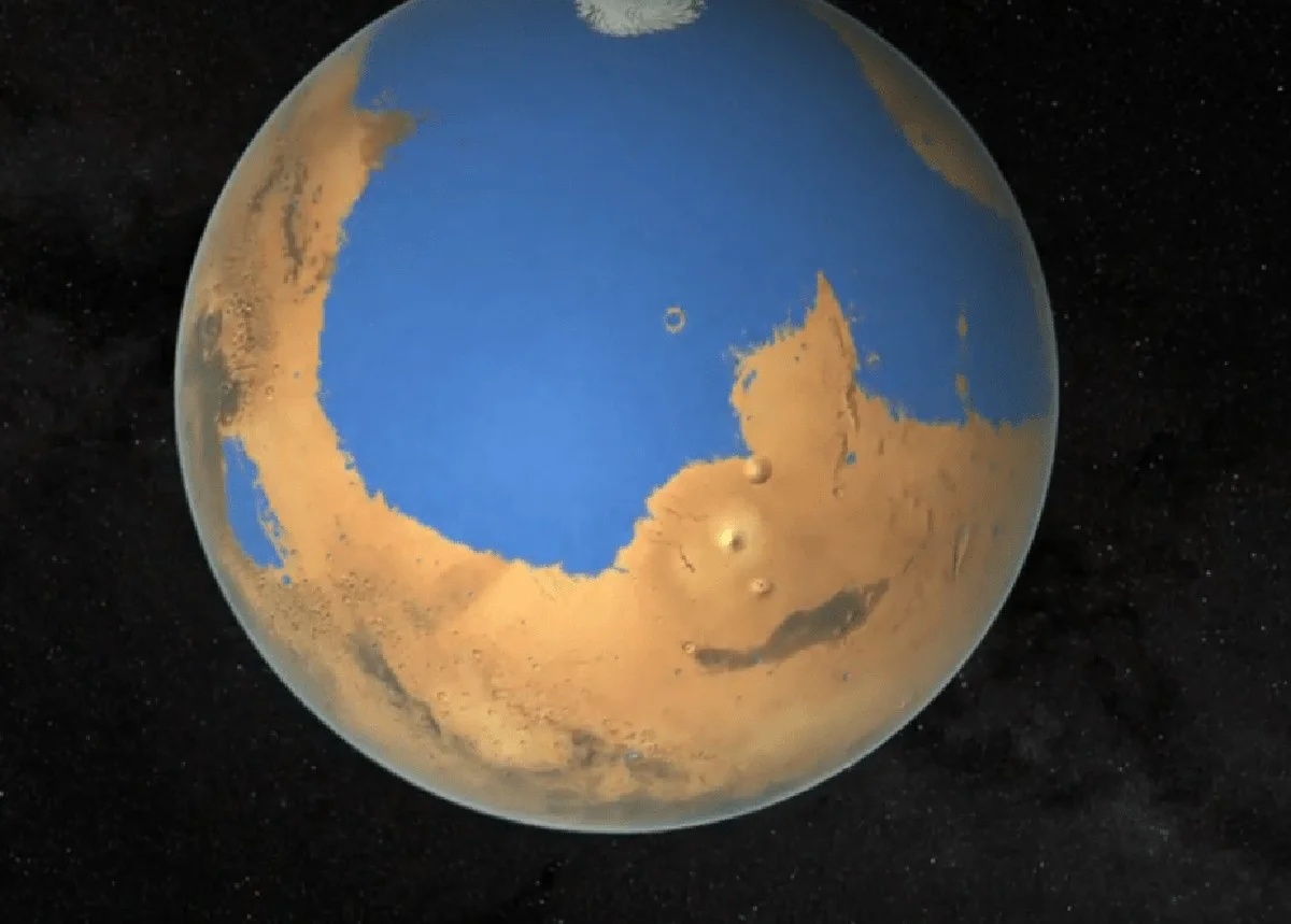 De 'rode planeet' naar blauwe wereld: dit oude bewijs toont hoe nat Mars ooit was