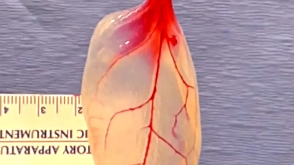 Hoe een spinazieblad verandert in een kloppend hart