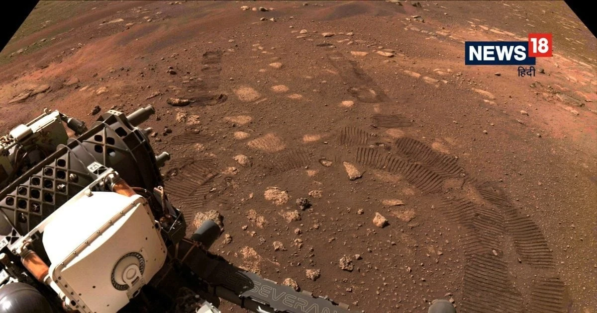 De rotsen op Mars verraden een geheim: je was waarschijnlijk niet de eerste die er de auto waste