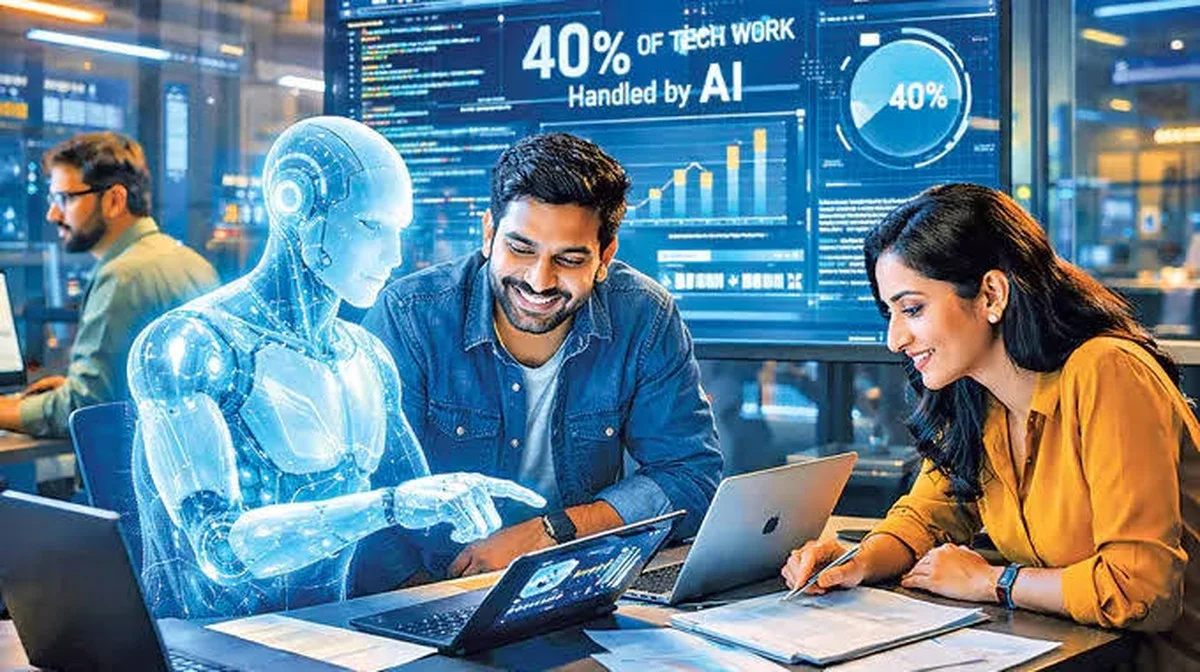 Het is geen collega meer: waarom 40% van je werk nu door AI wordt gedaan (en wat je moet weten)