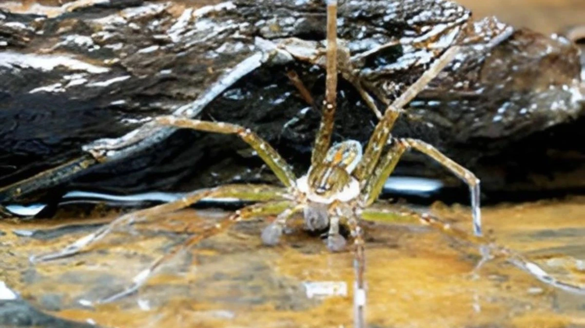 De spin die vist: ze hebben hem eindelijk gevonden in Wayanad