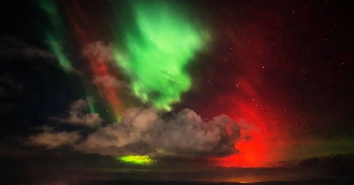 De sterkste poollicht gloed in 20 jaar boven Waterford: zo zag je het
